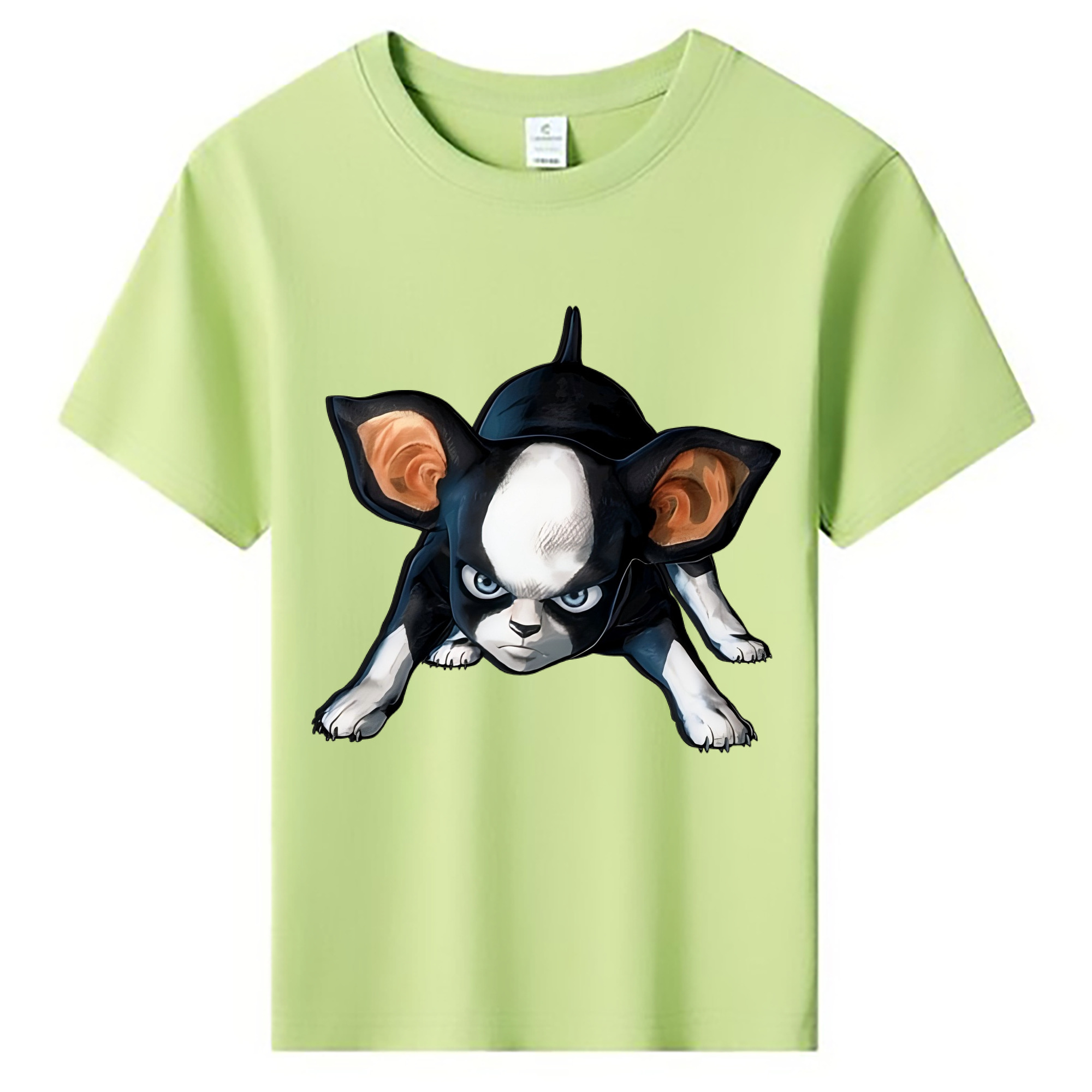 （画像用） ジョジョの奇妙な冒険 イギー JoJo's Bizarre Adventure Iggy 綿100％キッズTシャツ（フロントプリント）